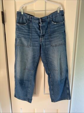 Madewell Women's Cropped Ankle Jeans in Medium Blue Wash